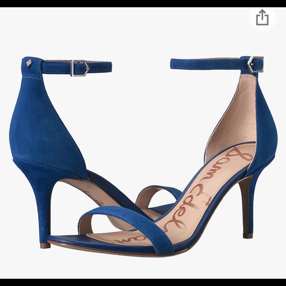 Sam Edelman Women’s Patti Dress Sandal, nautical blue suede